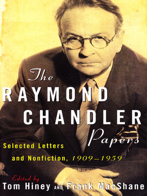 cover image of The Raymond Chandler Papers